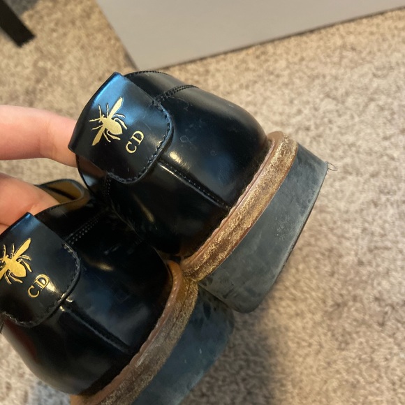 Christian Dior Black Matt Calfskin Derby - Size 38 - Picture 3 of 8